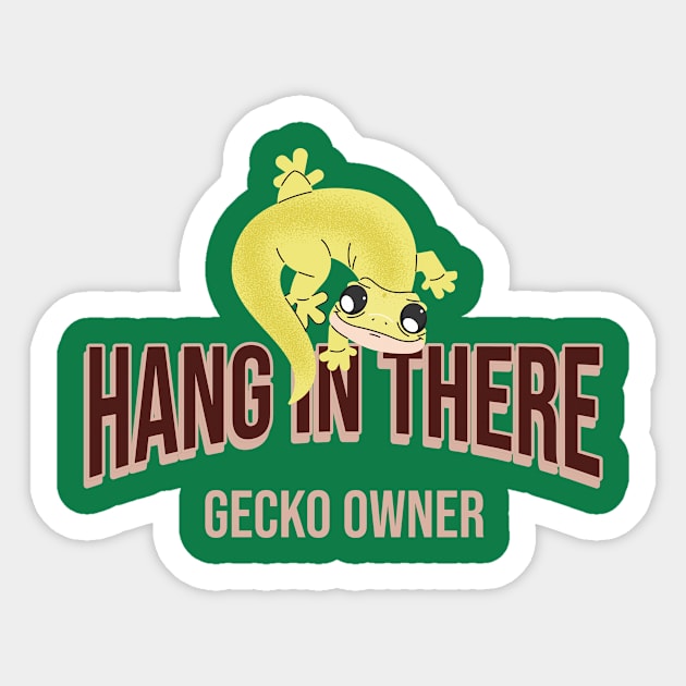 Geckos Gecko Owner Funny Sticker by Tip Top Tee's